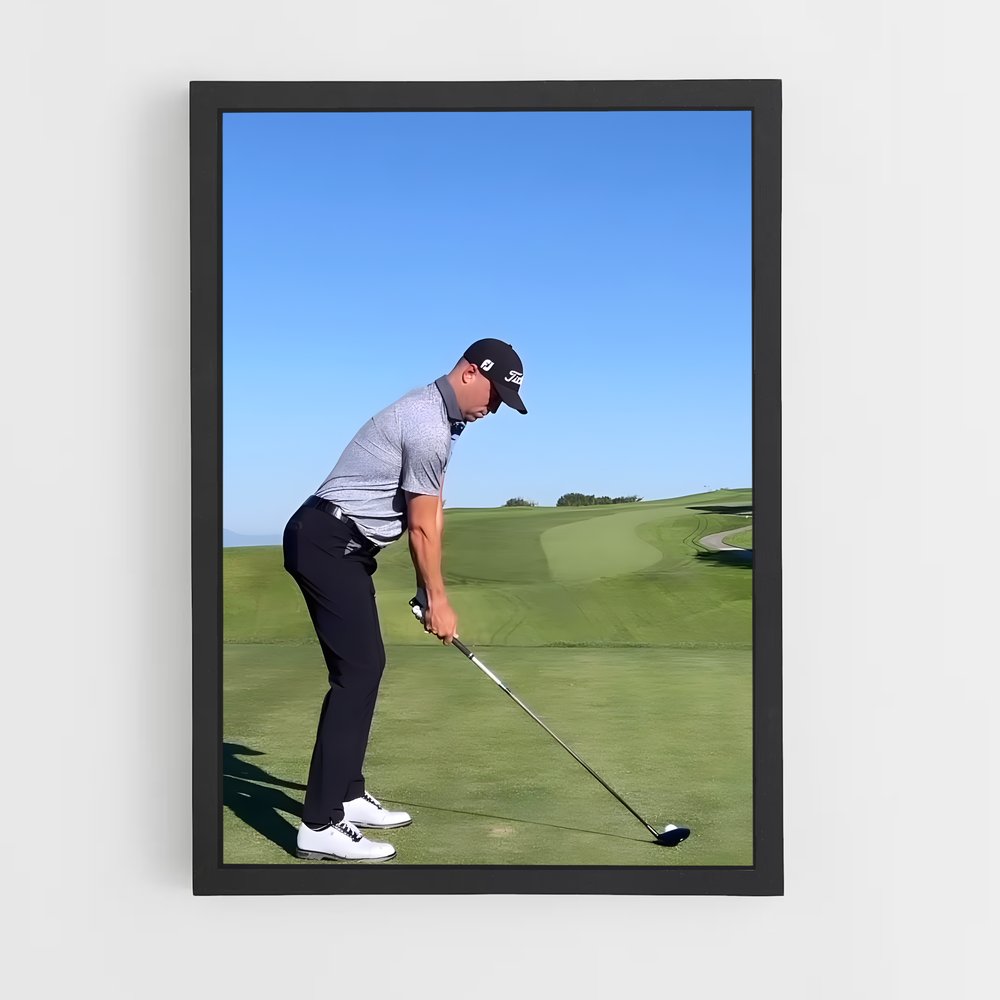 Poster Swing de Justin – affiche Golf (vue 2)